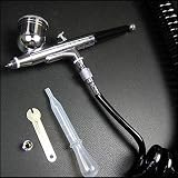 0.2mm ダブルアクションエアーブラシ スパイラルエアーホース付