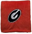 University of Georgia Blanket Throw with Embroidered "G", Fleece