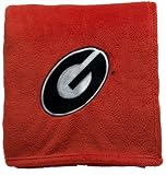 Georgia Bulldogs Embroidered Fleece Throw Georgia Bulldogs Embroidered Fleece Throw