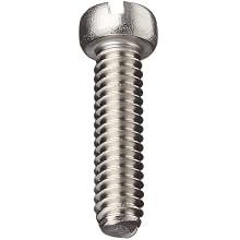 ASME B18.6.3 18-8 Stainless Steel Fillister Head Machine Screw, Slotted Drive