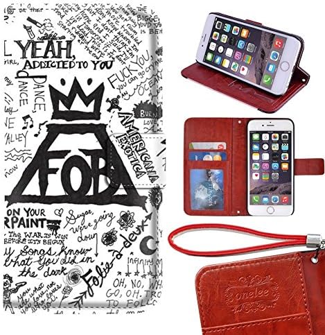 iPhone 6s 4.7 Wallet Case,iPhone 6 Case Cover,Fall Out Boy Band (FOB) Premium PU Leather Case for iPhone 6s 4.7