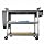 Excellante 40-1/2-Inch by 19-3/4-Inch by 37-7/8-Inch, 3-Tier Bus Cart, Grey