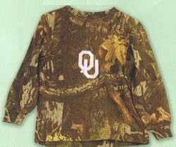 Collegiate Long Sleeve Realtree Camo Shirt