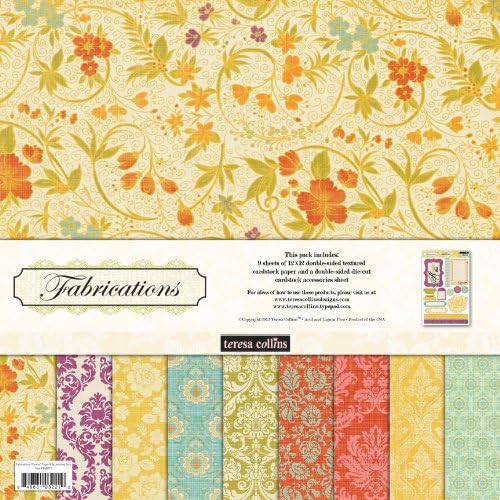 Teresa Collins Designs Fabrications Canvas Collection Pack