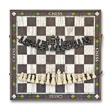 Melissa & Doug Classic Wooden Chess Game Board