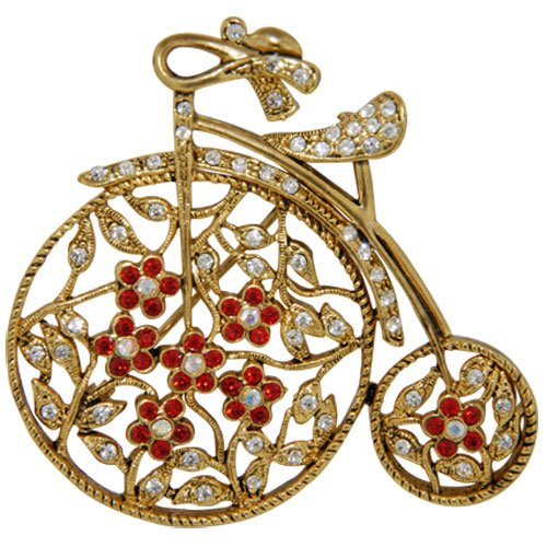 Childrens Toyshop  Jewelry : Big Wheel Bicycle Pin Brooch
