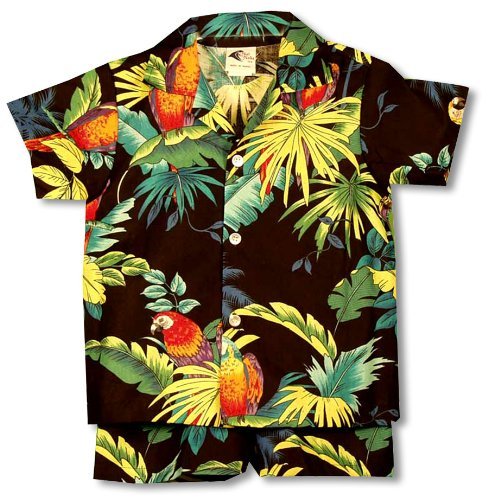 RJC Boys 6 Months to 7 Toddler Jungle Parrot 2pc Set