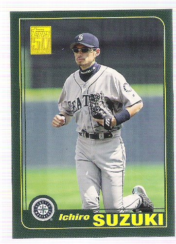 2006 Topps Rookie of The Week Card. 13OF25 Ichiro Suzuki Seattle Mariners. (Baseball Cards)