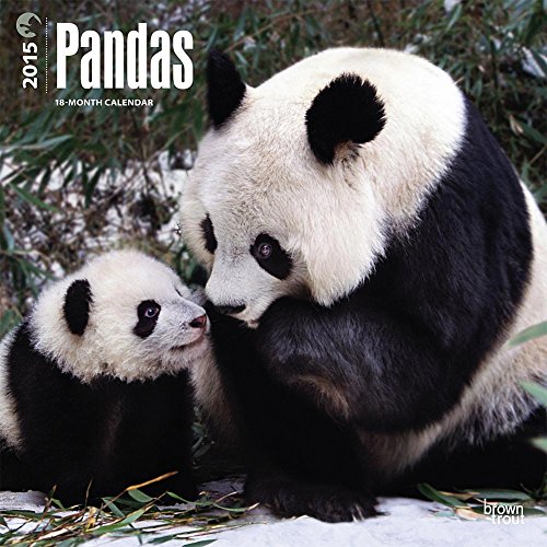 Pandas 2015 Wall Calendar