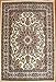 Oriental Traditional Isfahan Persian Area Rugs Ivory Cream 2 x 3