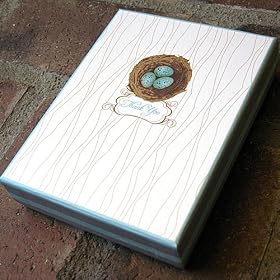 Signature Line - Boxed Robin's Eggs Folded Thank You Cards | Rungtong & Co. Stationery Line