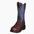 Ariat Men's Sierra Saddle Redwood & Blue Indigo