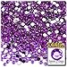 The Crafts Outlet 1,440pc Rhinestones Round 3mm (10ss) Purple (Amethyst)