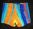 Tie Dye Fire Islander Swim Shorts