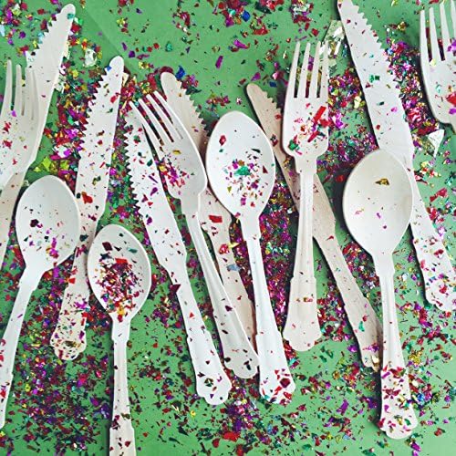 Susty Party Supplies Wooden Spoon (100 Pack), Wood