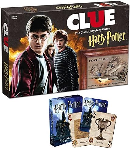 Harry Potter Merchandise and Games - Clue Harry Potter Board Game and Harry Potter Cards