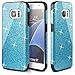 MEKO Galaxy S7 Case,Shiny Sparkle Glitter Bling Case -Built-in Glitter Soft Gel Flexible Firm Rubber Case for Samsung Galaxy S7- (Blue)