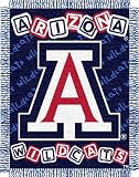 NCAA Arizona Wildcats 36-Inch-by-46-Inch Woven Jacquard Baby Throw