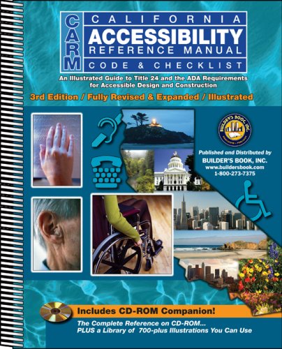 CARM:California Accessibility Reference Manual Code & Checklist - 2009 Edition - Spiral Bound - Builders book. inc. - 1889892750 - ISBN:1889892750