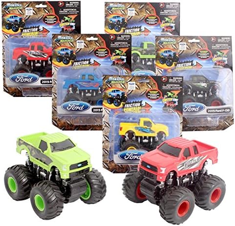 Monster Maniacs Ford 2015 F-150 Truck Friction Powered Mint in Package (Color and Style May Vary)