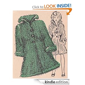 Knit Barbie Doll Mohair Coat Vintage Knitting Pattern EBook Download The Crochet Kid