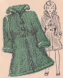 Knit Barbie Doll Mohair Coat Vintage Knitting Pattern EBook Download