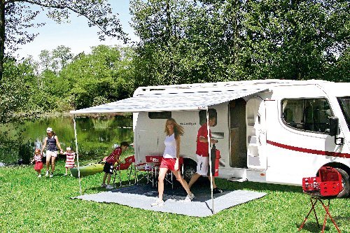 FIAMMA F45s 4.5m MOTORHOME AWNING DE LUXE GREY