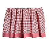 Tadpoles Basics Window Valance - Red