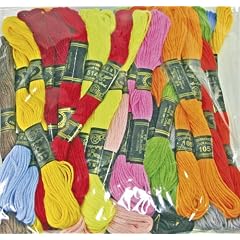 Eduplay Stickgarn f�r Freundschaftsb�nder, 52 St�ck