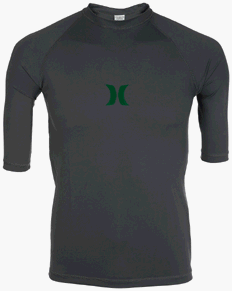 Men's Hurley ONE & ONLY Short Sleeve Rash Guard