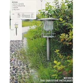 Unique Arts Solar Stainless Steel Executive Path Light, Set of 2
