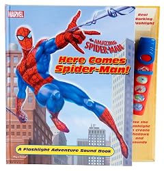 Here Comes Spider-Man Flashlight Adventure Sound Book