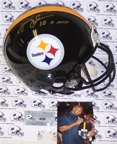 Lynn Swann Autographed/Hand Signed Pittsburgh Steelers Full Size Authentic Proline Football Helmet