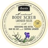 Body Scrub - Natural Dead Sea Salt Detox - Lavender Fields