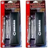 Pro Specialties Chicago Bears Team Logo Fine Writing Pens (Set of 2)