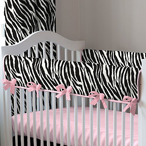 Black and White Zebra Crib Rail Cover Lisa C. Enriquezsier
