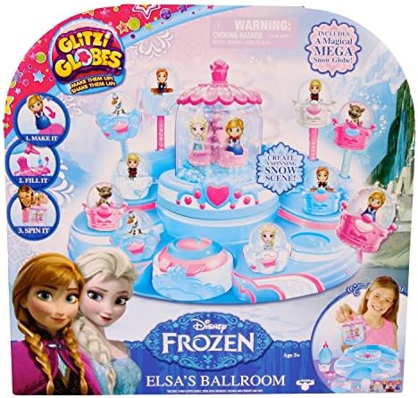 Disney Frozen Glitzi Globes Bundle: Elsa's Ballroom and Jewelry Pack