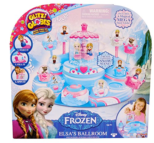 Disney Frozen Glitzi Globes Bundle: Elsa's Ballroom and Jewelry Pack