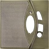 M & S PATIO STA FACEPLA T4-PK ANTINQUE BRASS