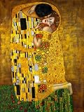 The Kiss By Gustav Klimt Canvas Art Print