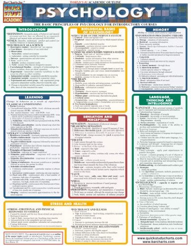 cheap Psychology (Quickstudy Reference Guides - Academic)