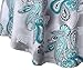 BAISHENGGT Women's Long Sleeve Loose Flared Tunic Top M Scuba Blue Paisley