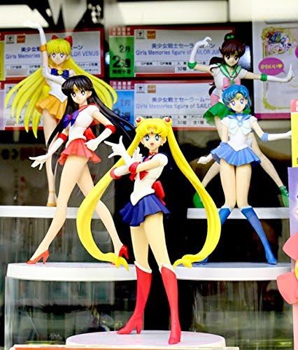 Sailor Moon Girls Memories figure of SALOR MOON u0026 MARS u0026 JUPITER u0026 MERCURY u0026 VENUS <br> Sailor Moon and Mars and Jupiter and Mercury ...