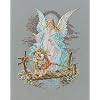 Janlynn Cross Stitch Kit, 8.125-Inch by 7-1/2-Inch, Guardian Angel
