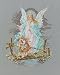 Janlynn Cross Stitch Kit, 8.125-Inch by 7-1/2-Inch, Guardian Angel