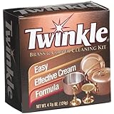 Twinkle Brass & Copper Cleaning Kit, Easy Effective Cream Formula, 4.38-Ounce Box (Pack of 2)