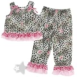 Laura Dare Lovely Leopard Pajamas for Toddlers and Girls