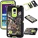 Kecko Defender Series Realtree Camo Full Body Armor Protective Silicon Case Cover with Built-in Screen Protector for Samsung Galaxy Note 4 - Forest Green