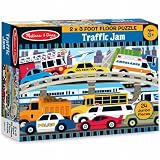 Melissa & Doug Traffic Jam Floor Puzzle 2x3