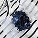 LittleSpring Little Girls Long Sleeve Dress Lace Stripe Dress Navy Blue 5T